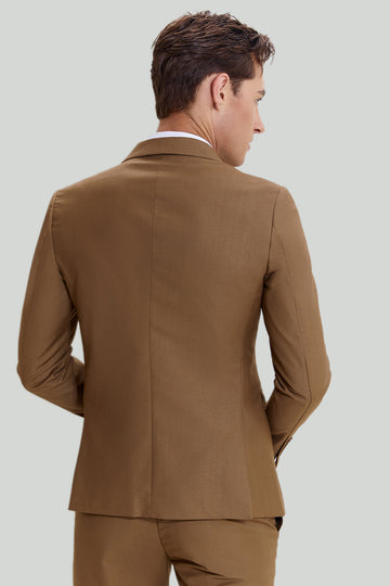 Khaki Menn 2 stykke Slim Fit Tuxedo & Dress